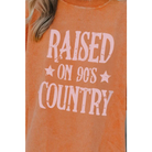Letter Graphic Round Neck Long Sleeve Sweatshirt - Sweatshirt
