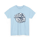 Loved by God Unisex Heavy Cotton Tee - Light Blue / S - T-Shirt
