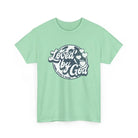 Loved by God Unisex Heavy Cotton Tee - Mint Green / S - T-Shirt