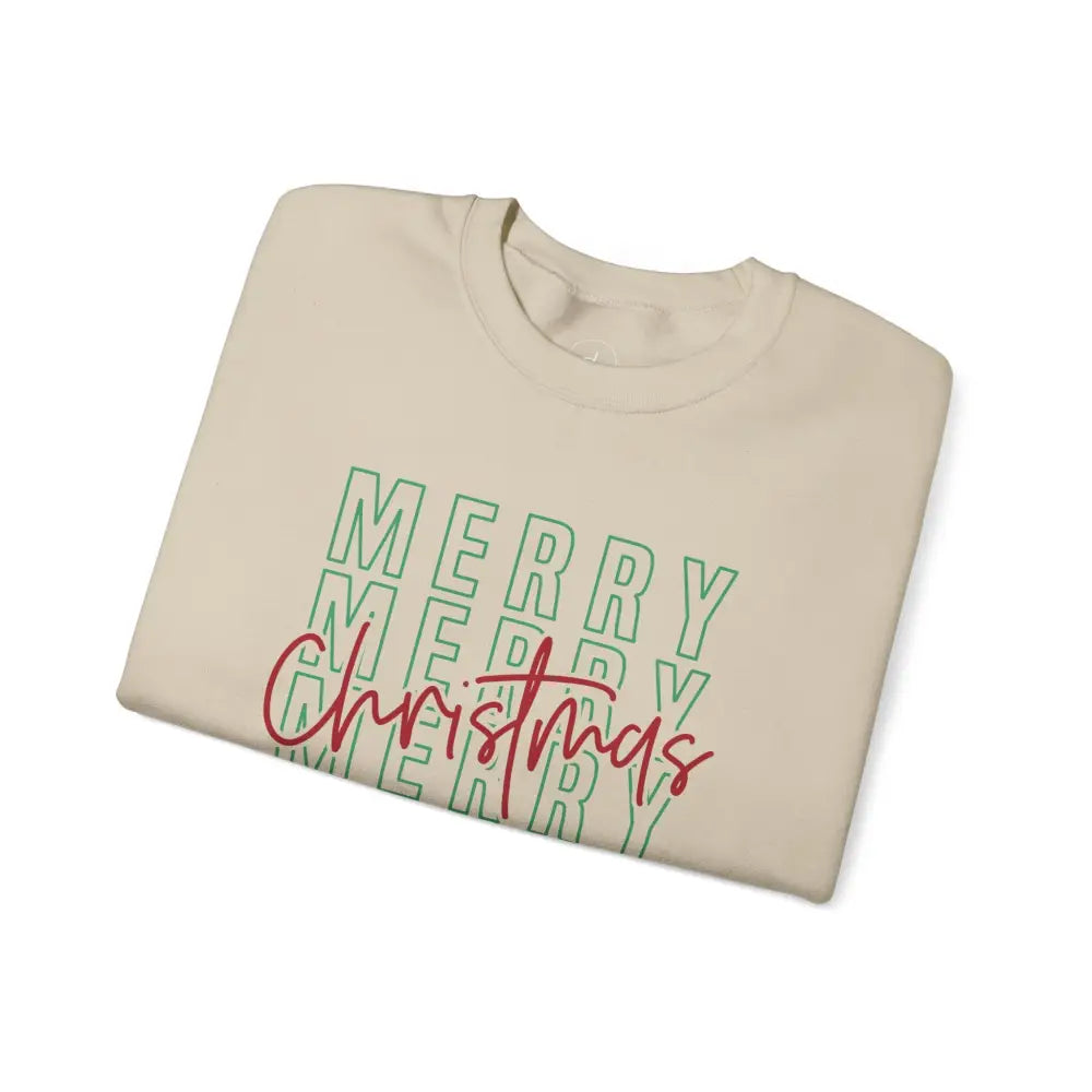 Merry Merry Christmas Sweatshirt - Sweatshirt