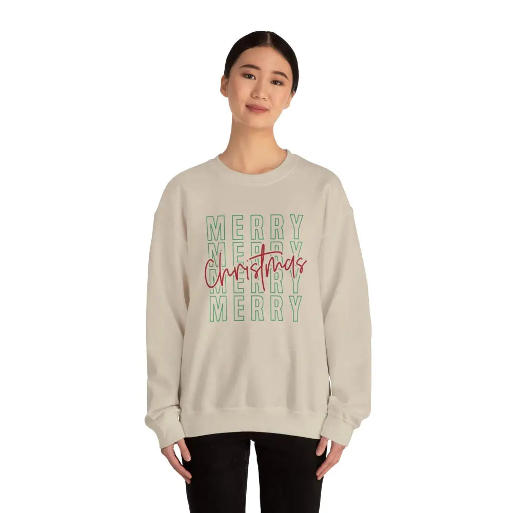 Merry Merry Christmas Sweatshirt - Sweatshirt