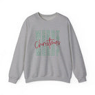 Merry Merry Christmas Sweatshirt - Sport Grey / S - Sweatshirt