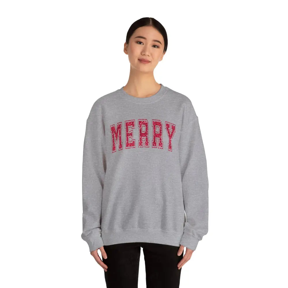 Merry Crewneck Sweatshirt - Sweatshirt