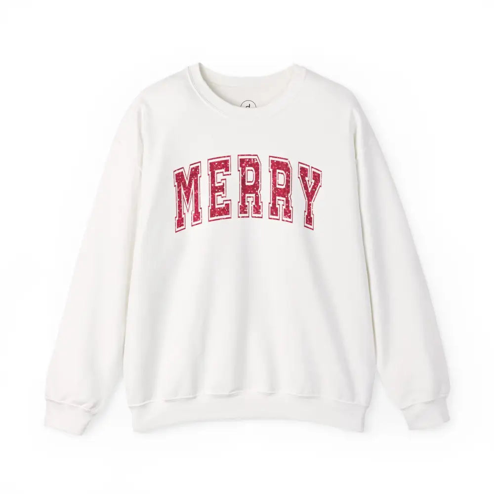 Merry Crewneck Sweatshirt - S / White - Sweatshirt