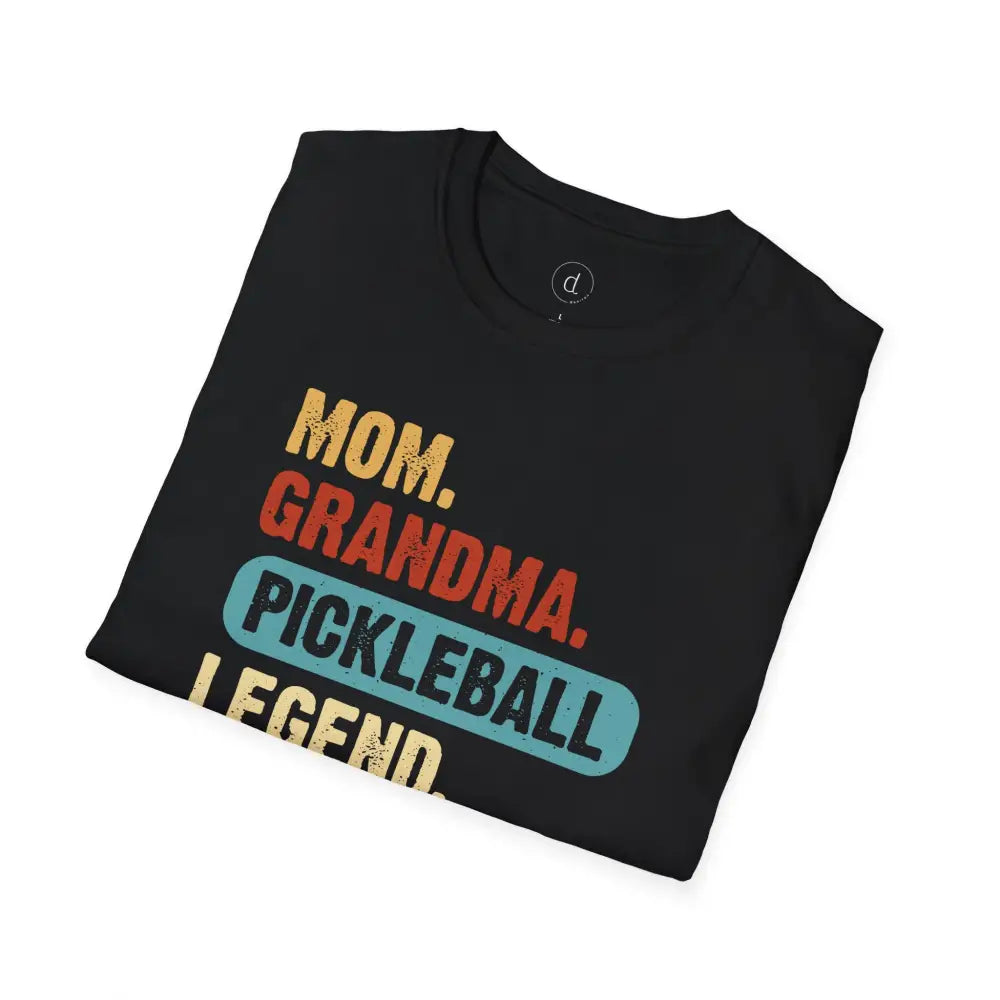 Mom Grandma Pickleball Legend Softstyle T-Shirt - T-Shirt