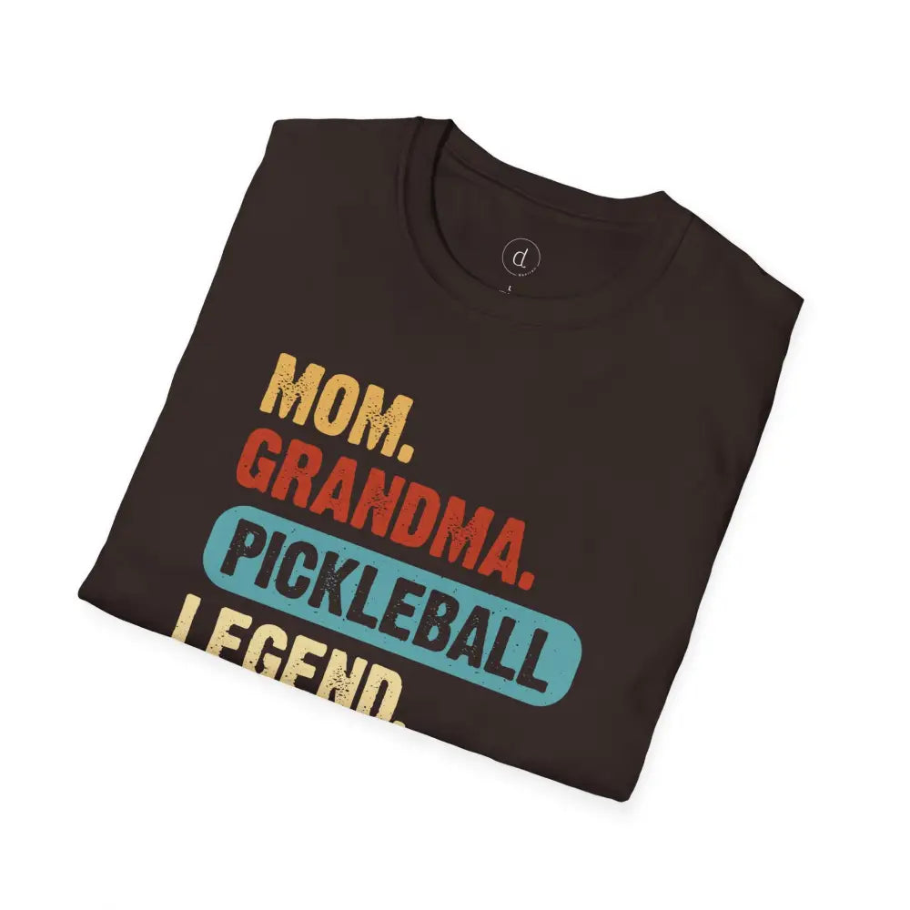 Mom Grandma Pickleball Legend Softstyle T-Shirt - T-Shirt