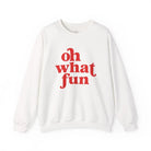 Oh What Fun Christmas Sweatshirt - White / S - Sweatshirt