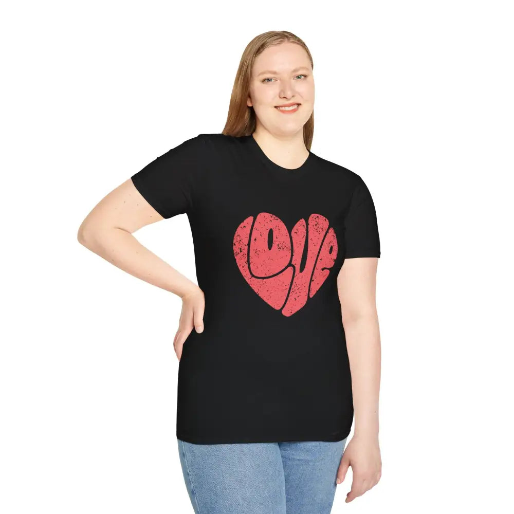 Retro Love Softstyle T-Shirt - T-Shirt