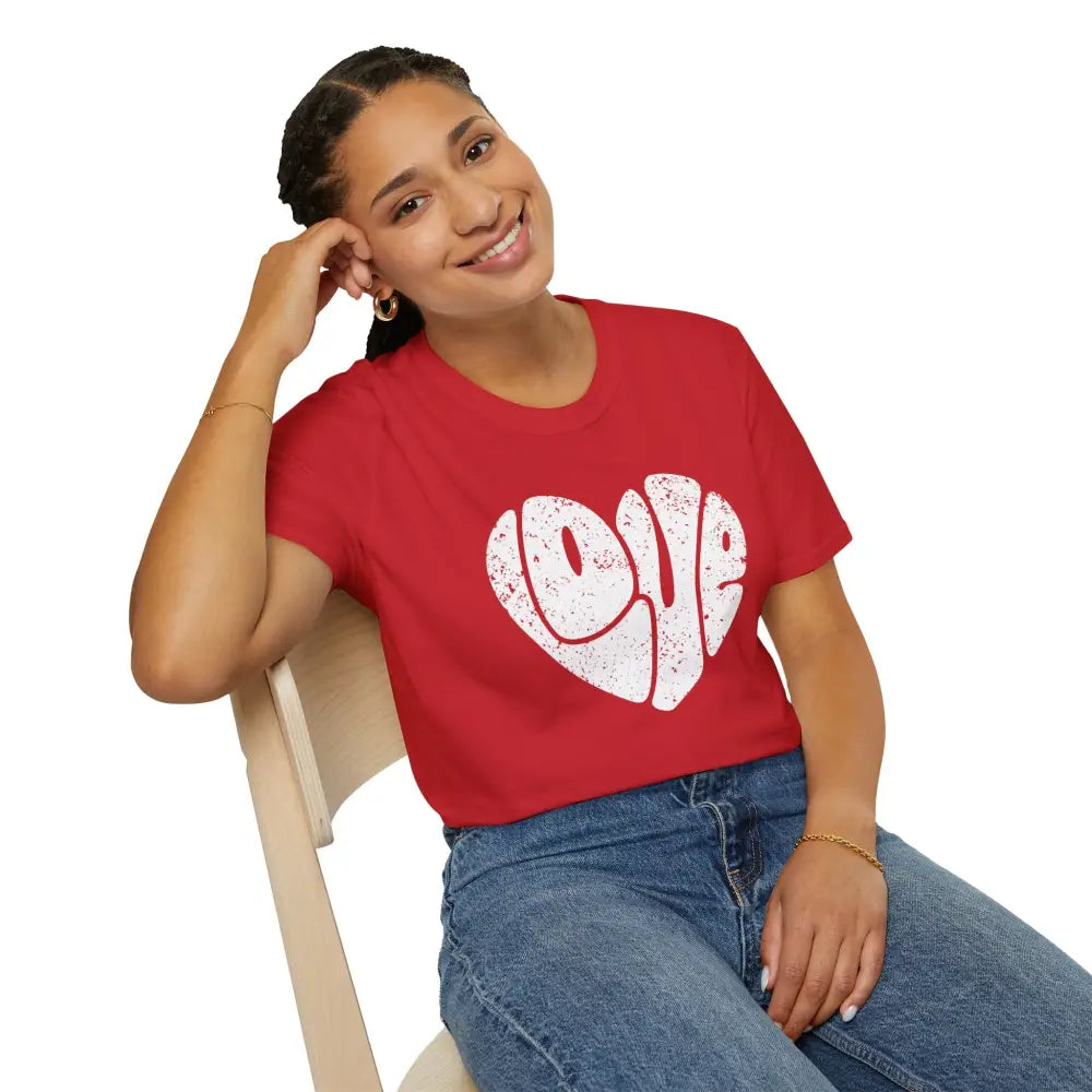 Retro Love Softstyle T-Shirt - T-Shirt