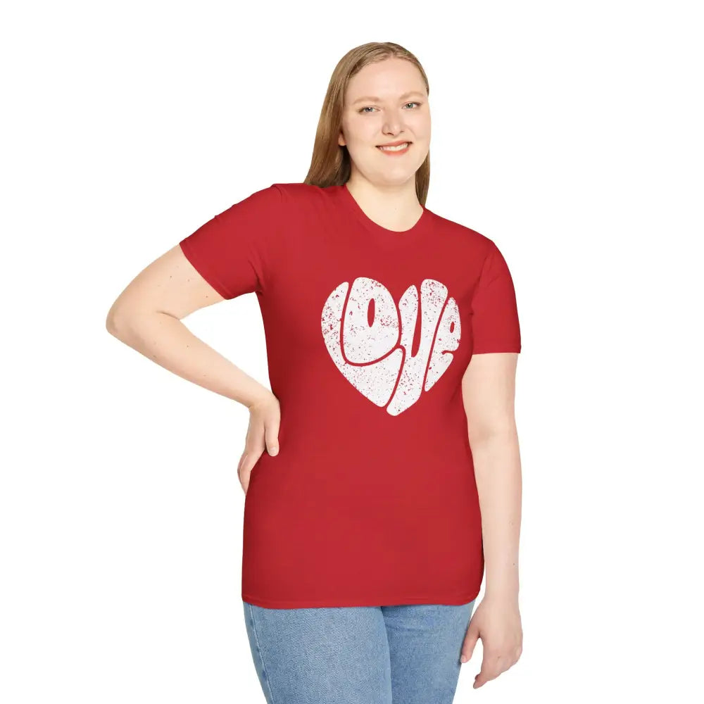 Retro Love Softstyle T-Shirt - T-Shirt