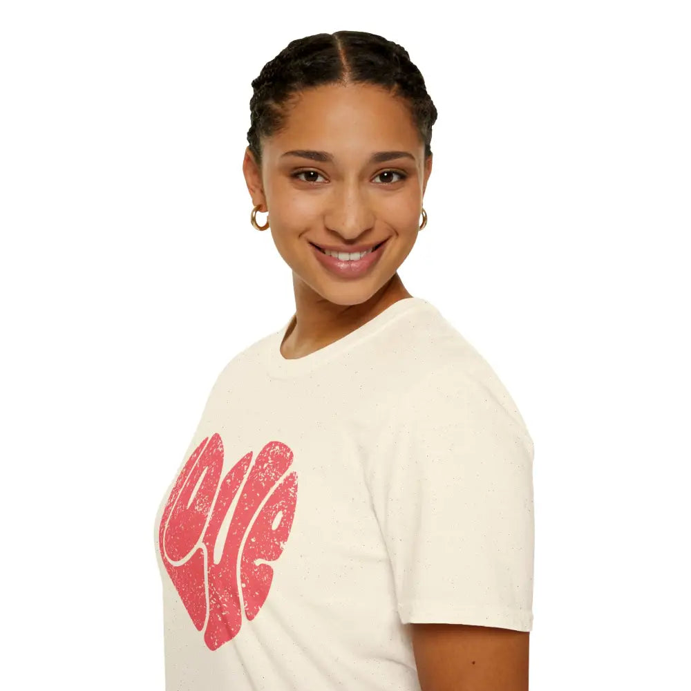 Retro Love Softstyle T-Shirt - T-Shirt