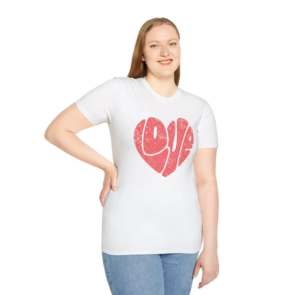 Retro Love Softstyle T-Shirt - T-Shirt