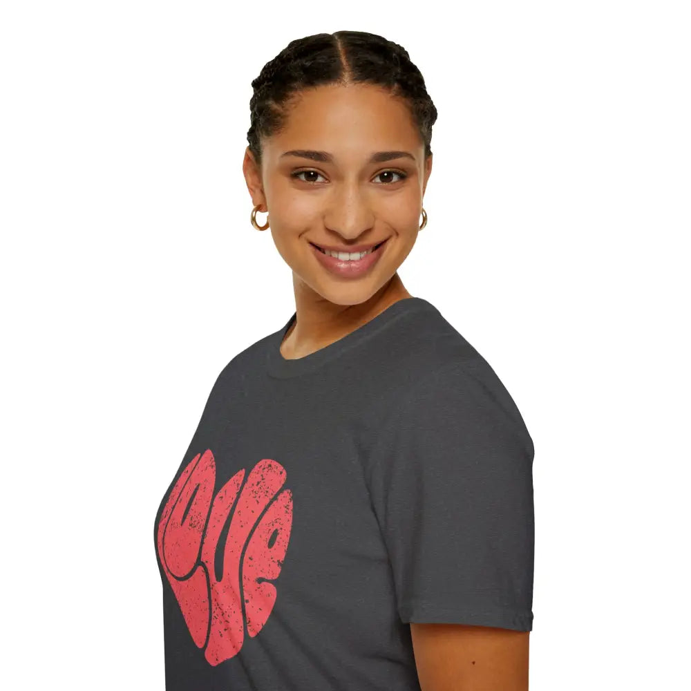 Retro Love Softstyle T-Shirt - T-Shirt