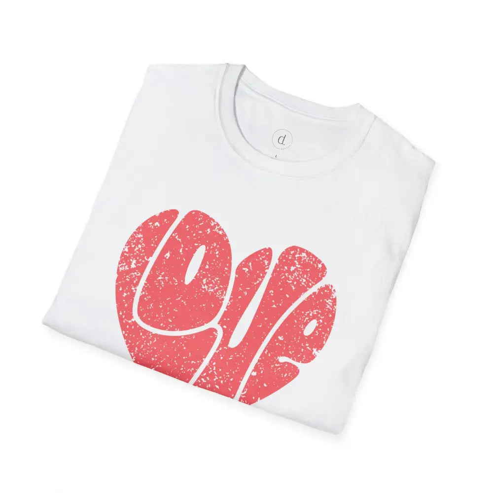 Retro Love Softstyle T-Shirt - T-Shirt