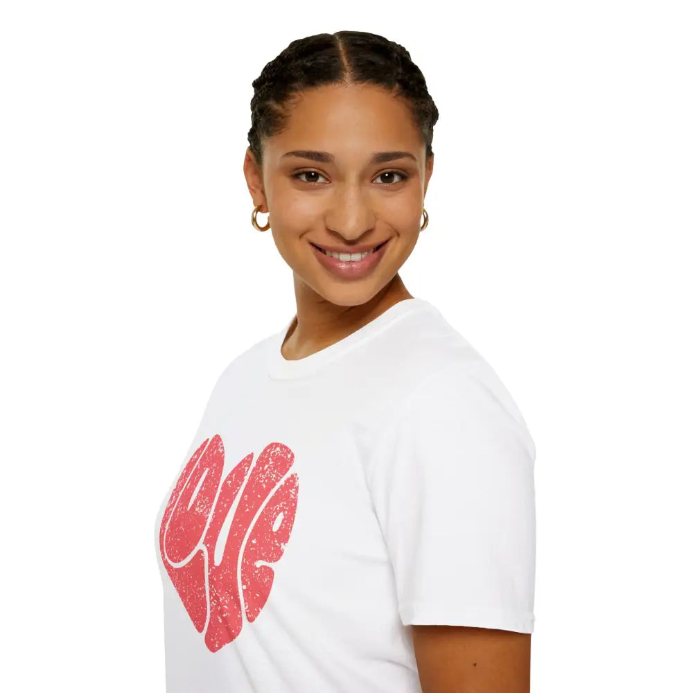 Retro Love Softstyle T-Shirt - T-Shirt