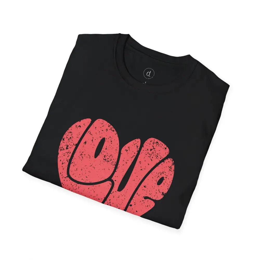Retro Love Softstyle T-Shirt - T-Shirt