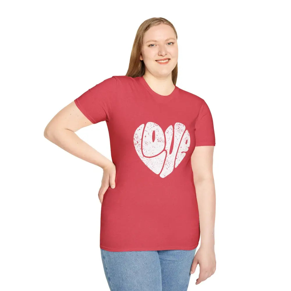 Retro Love Softstyle T-Shirt - T-Shirt