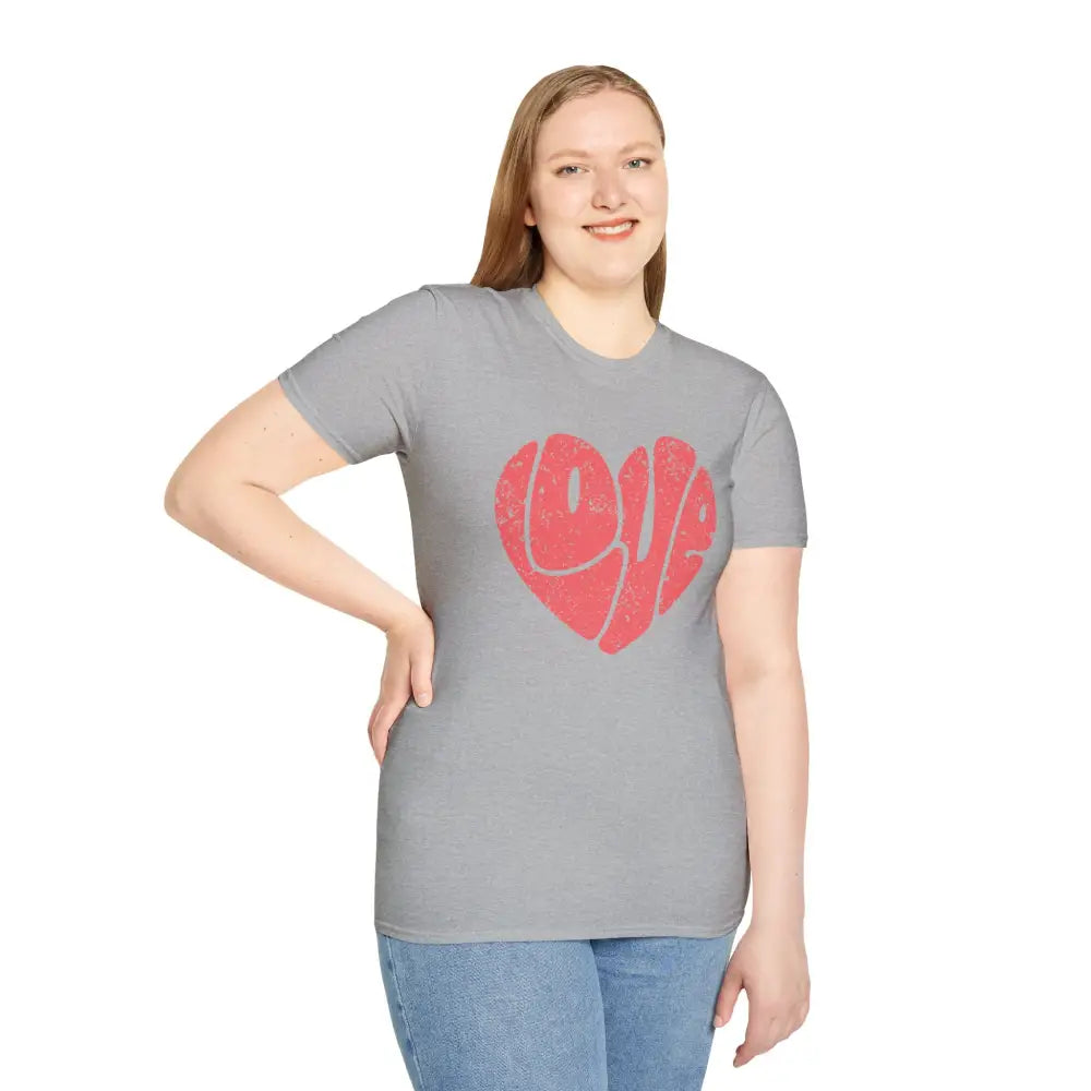 Retro Love Softstyle T-Shirt - T-Shirt