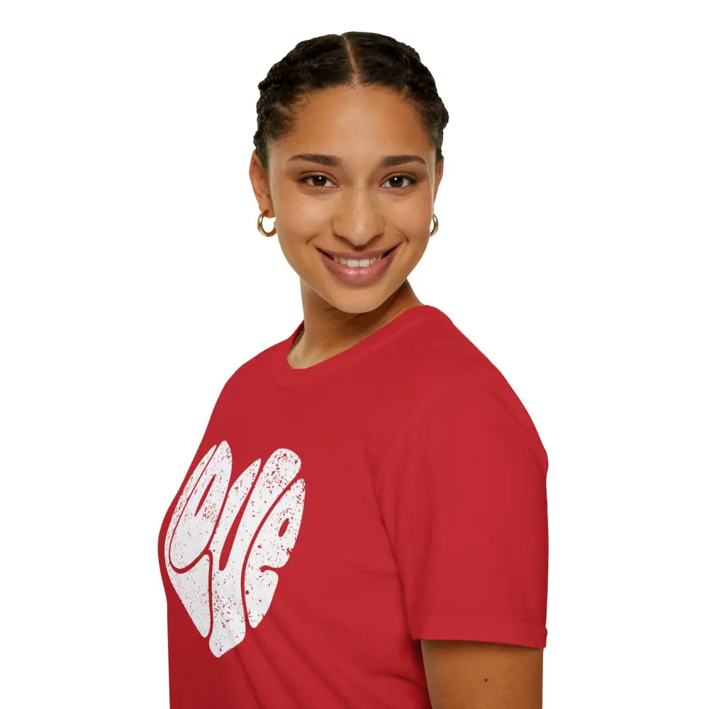 Retro Love Softstyle T-Shirt - T-Shirt