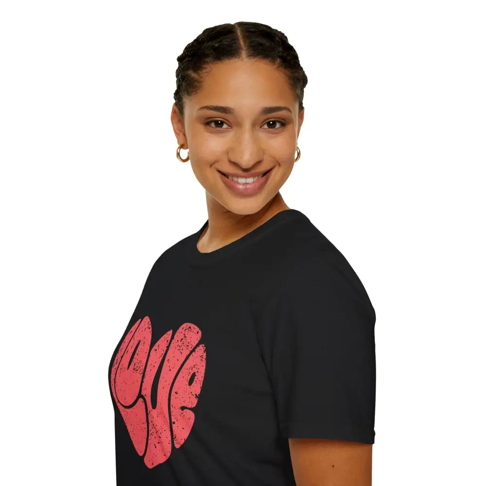 Retro Love Softstyle T-Shirt - T-Shirt