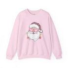 Sassy Santa Crewneck Sweatshirt - S / Light Pink - Sweatshirt