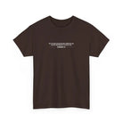 Saved and Redeemed Unisex Heavy Cotton Tee - Dark Chocolate / S - T-Shirt