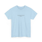 Saved and Redeemed Unisex Heavy Cotton Tee - Light Blue / S - T-Shirt