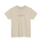 Saved and Redeemed Unisex Heavy Cotton Tee - Sand / S - T-Shirt