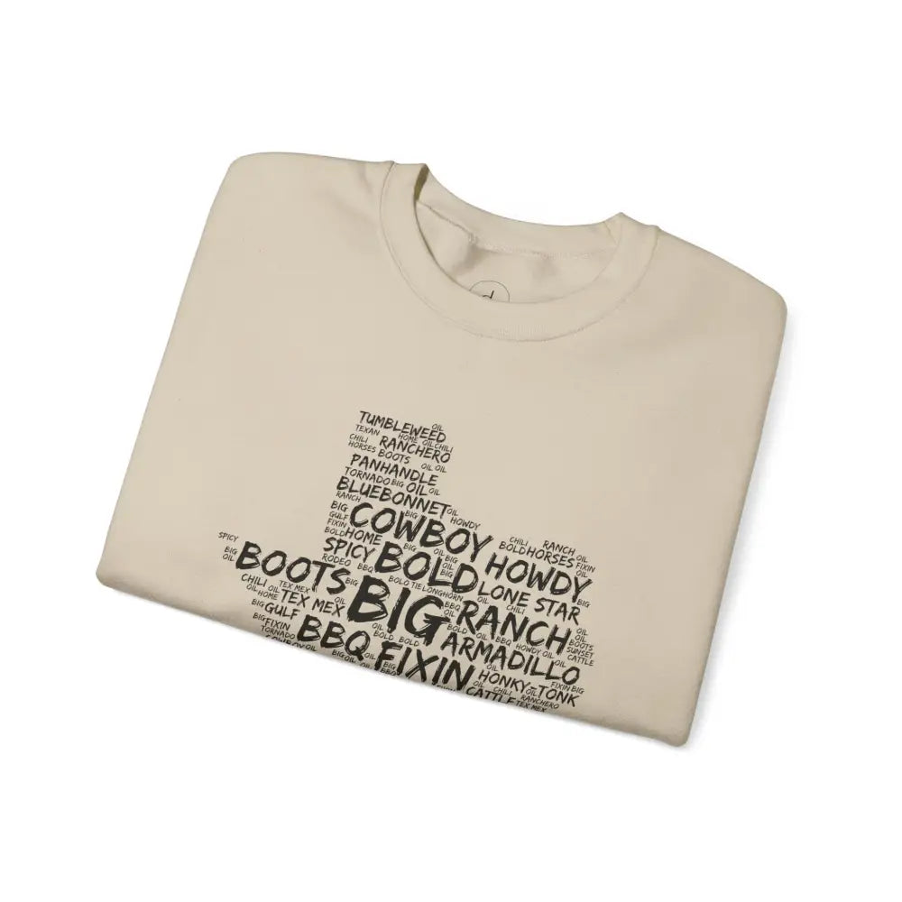 Texas Cloud Crewneck Sweatshirt - Sweatshirt