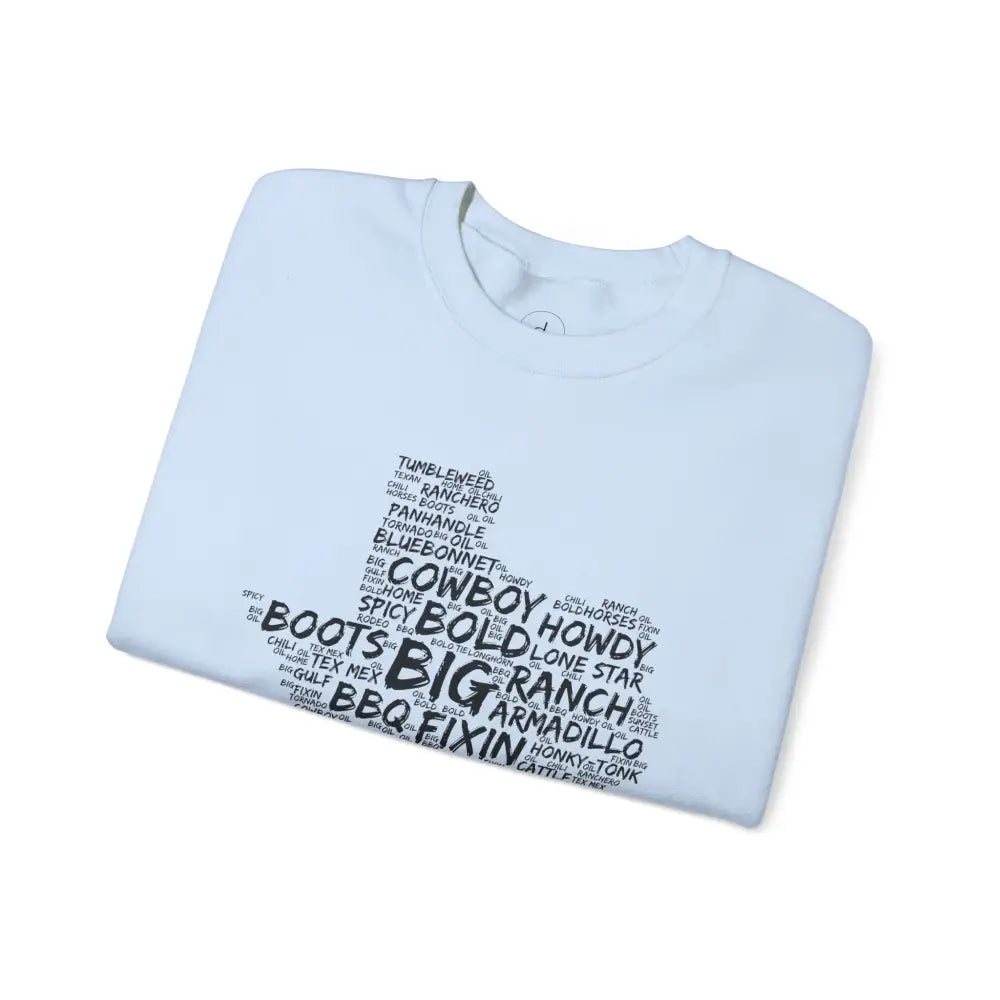 Texas Cloud Crewneck Sweatshirt - Sweatshirt