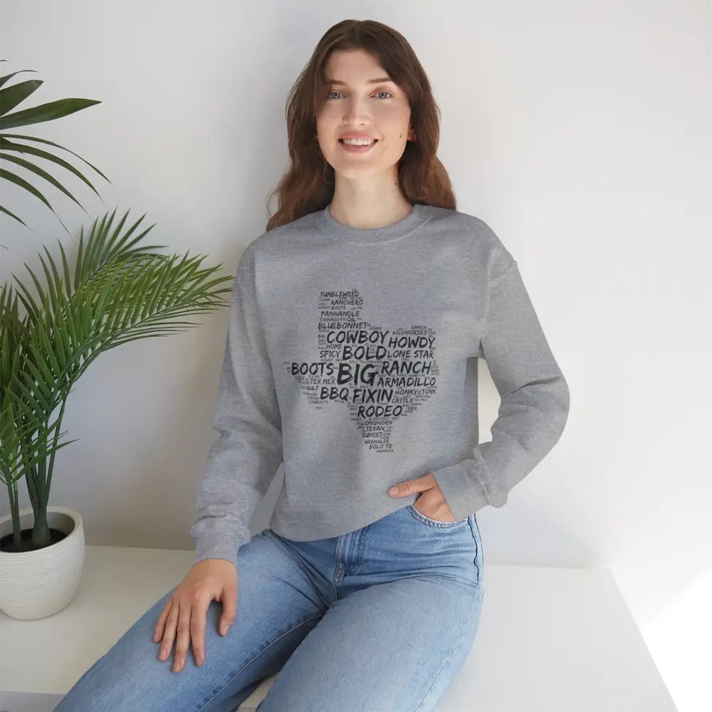 Texas Cloud Crewneck Sweatshirt - Sweatshirt