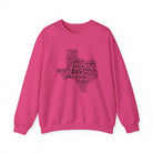 Texas Cloud Crewneck Sweatshirt - Heliconia / S - Sweatshirt