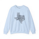 Texas Cloud Crewneck Sweatshirt - Light Blue / S - Sweatshirt