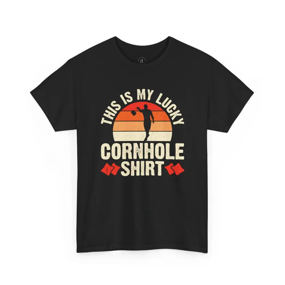 This is My Cornhole Tee - Black / S - T-Shirt