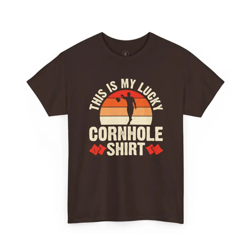 This is My Cornhole Tee - Dark Chocolate / S - T-Shirt