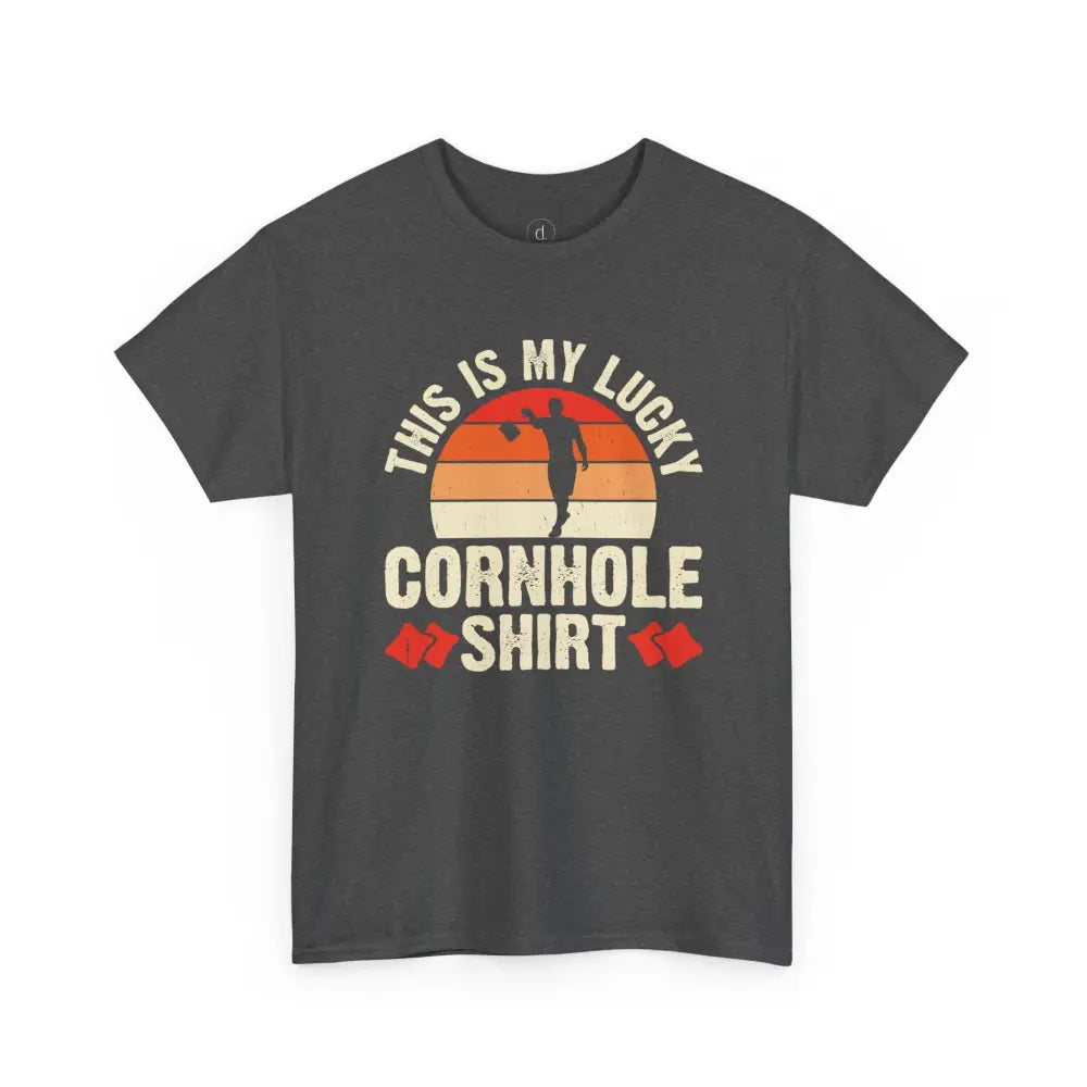 This is My Cornhole Tee - Dark Heather / S - T-Shirt