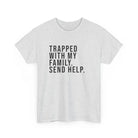 Trapped with Family Tee - Ash / S - T-Shirt