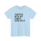 Trapped with Family Tee - Light Blue / S - T-Shirt