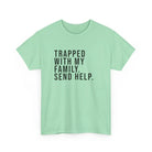 Trapped with Family Tee - Mint Green / S - T-Shirt