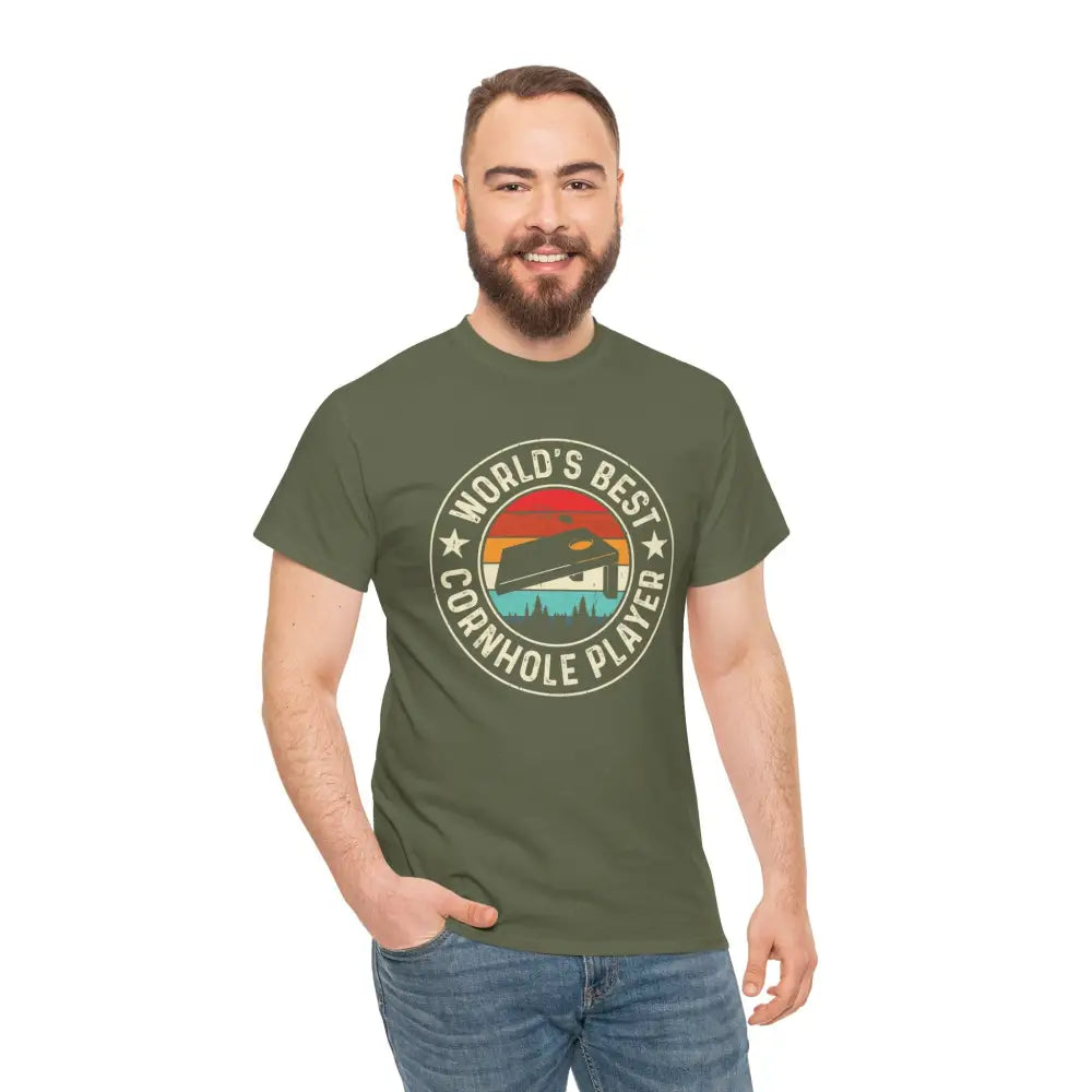 World’s Best Cornhole Player Tee - T-Shirt