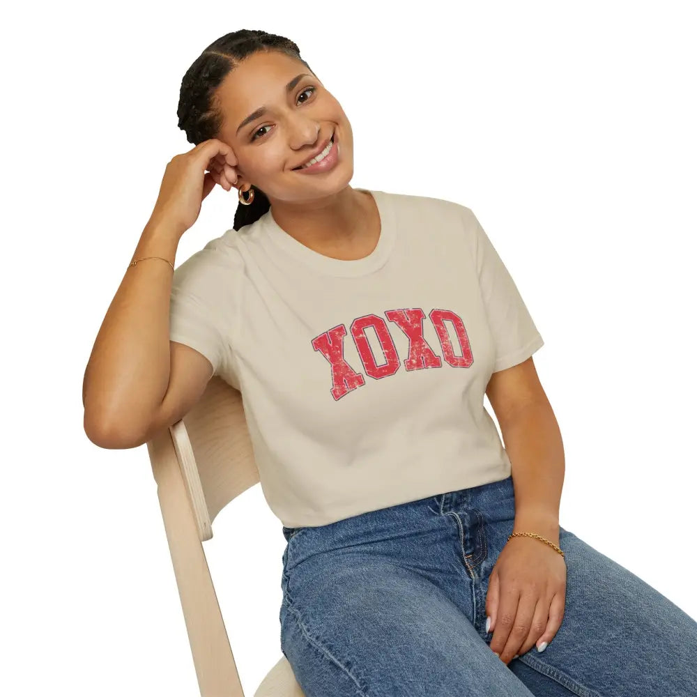 XOXO Retro Softstyle T-Shirt - T-Shirt