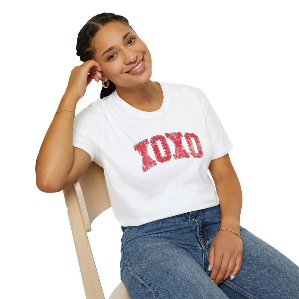 XOXO Retro Softstyle T-Shirt - T-Shirt