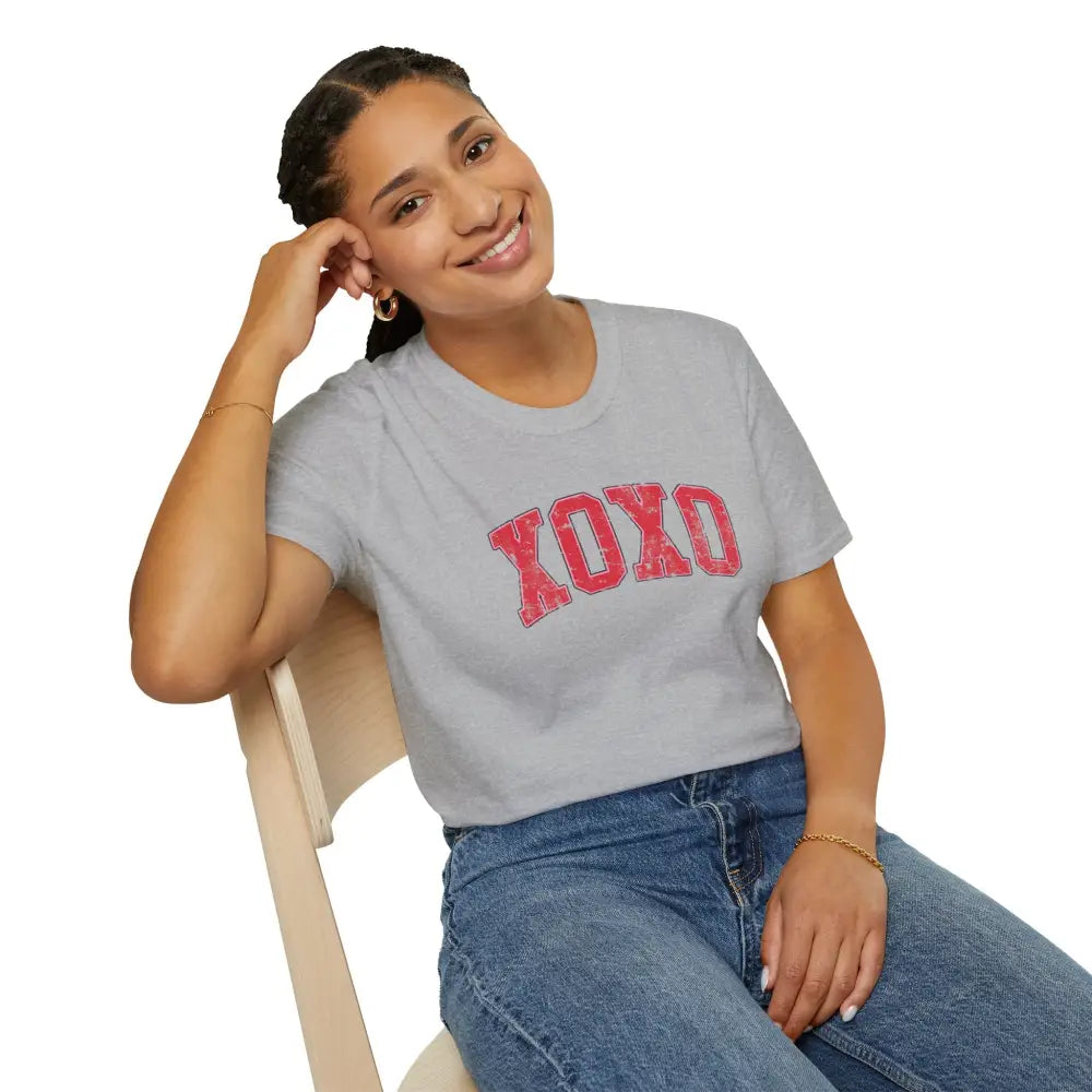 XOXO Retro Softstyle T-Shirt - T-Shirt
