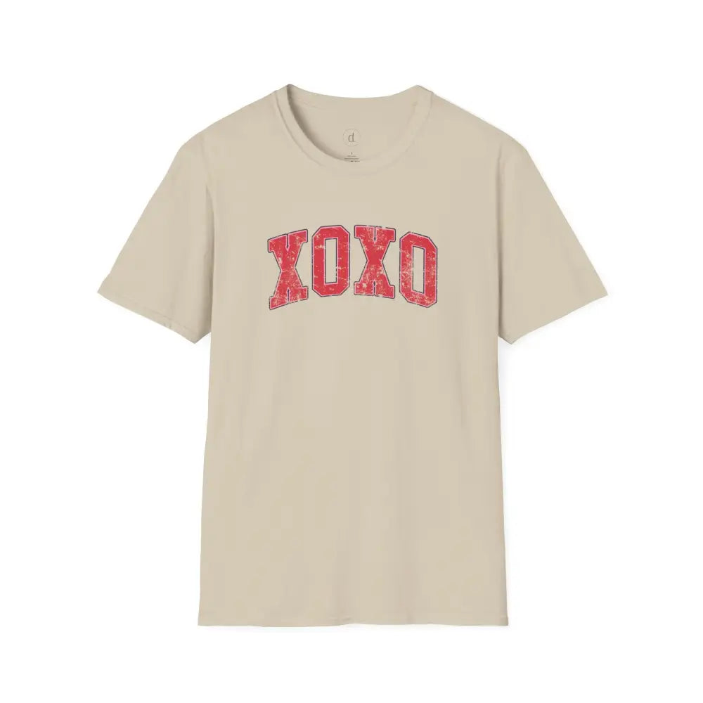 XOXO Retro Softstyle T-Shirt - Sand / S - T-Shirt
